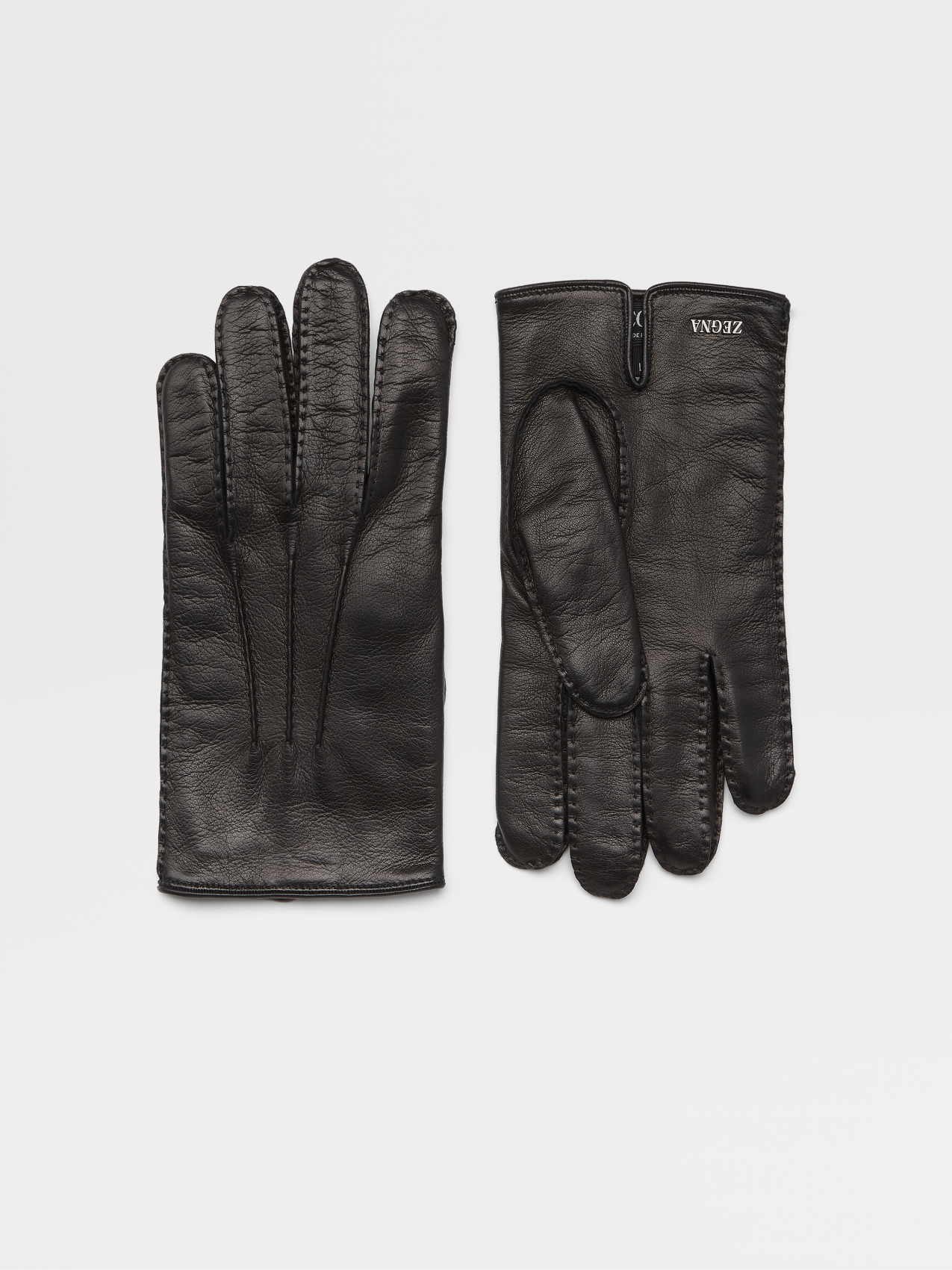 Black Leather Gloves